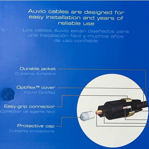 AUVIO Optical Audio Cable New In Box - Picture 4 of 4